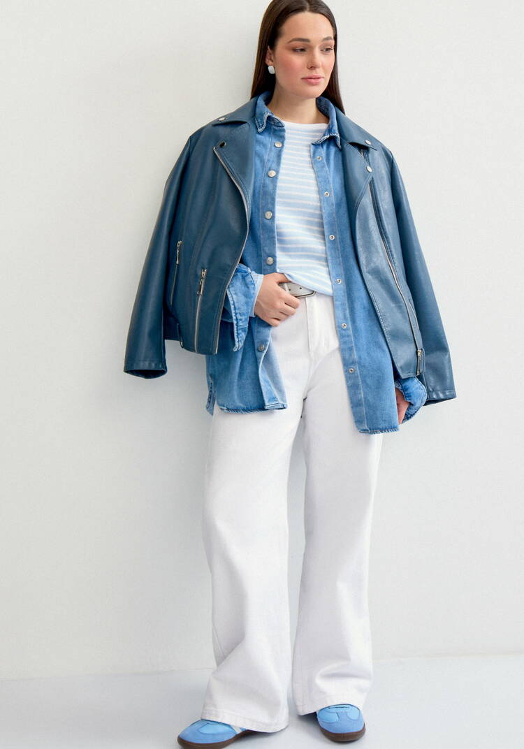 Лонгслив с рисунком в полоску шир.  750, рис. 12