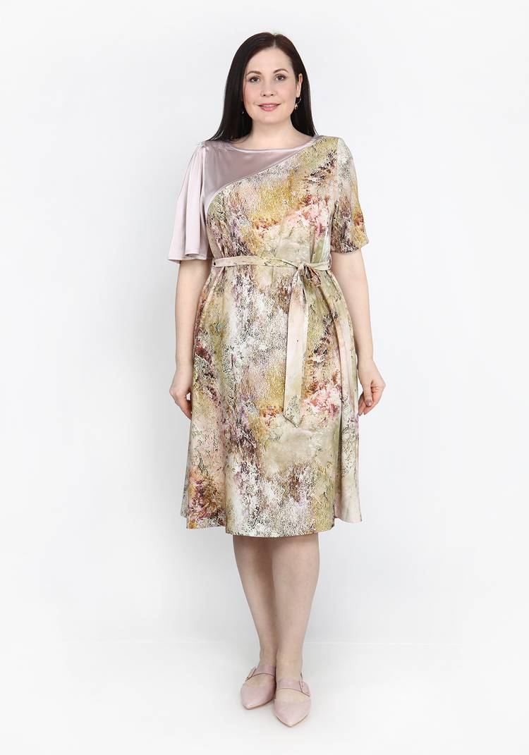 Платье прямого силуэта с круглым воротом шир.  750, рис. 6