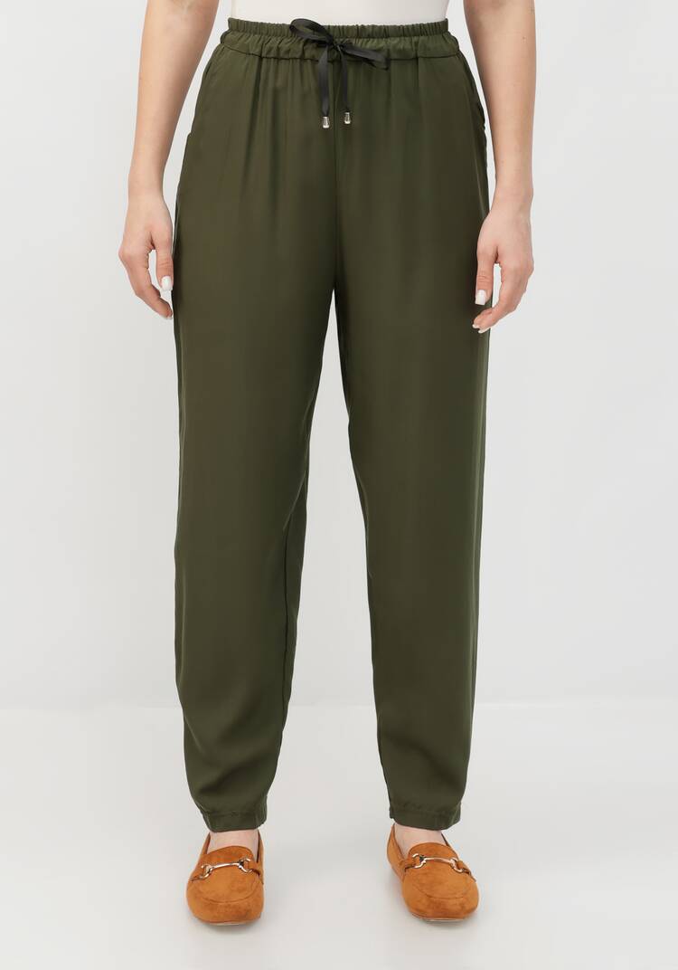 Брюки на кулиске свободного кроя шир.  750, рис. 10