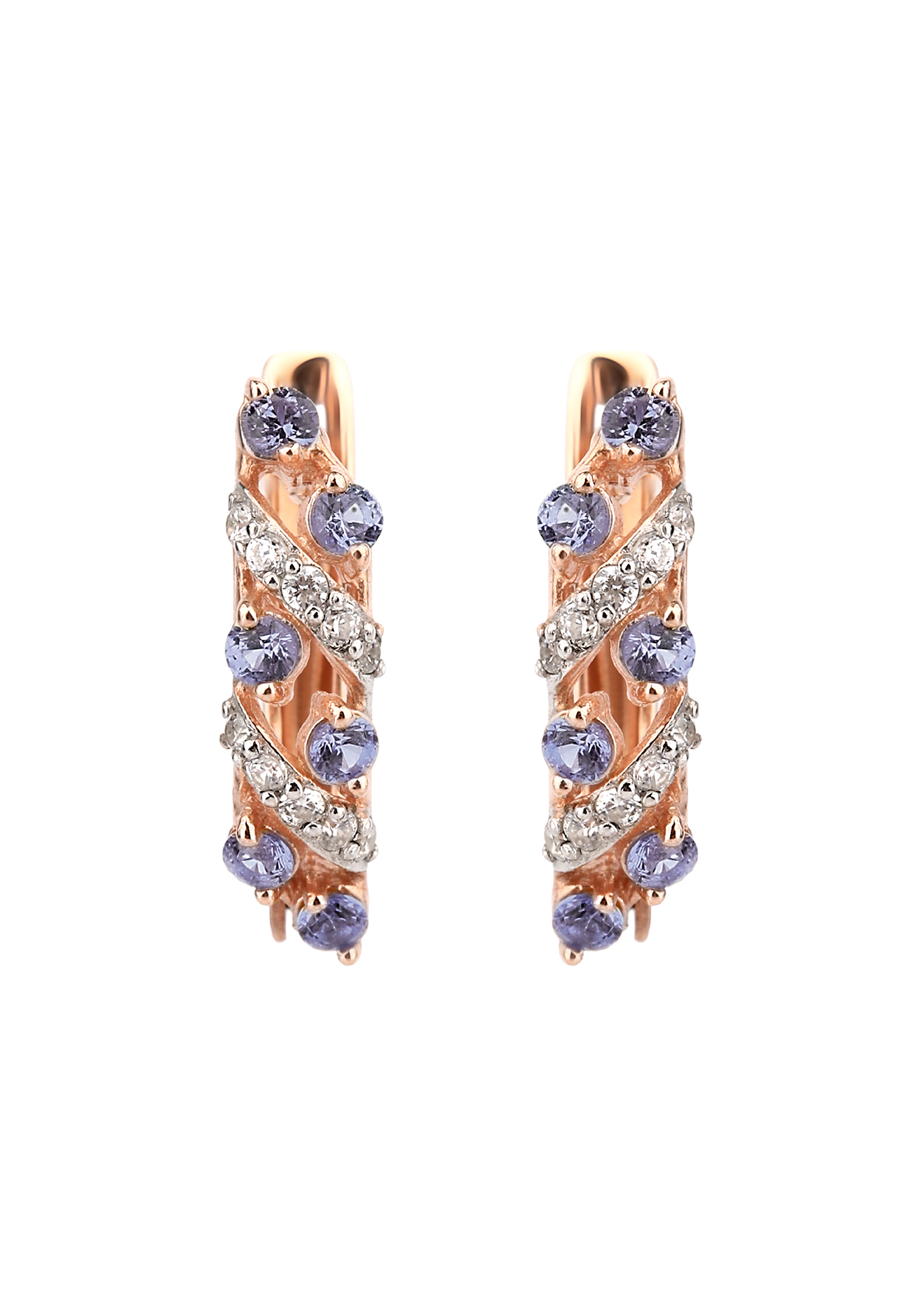 Серьги серебряные "Обаяние нежности"