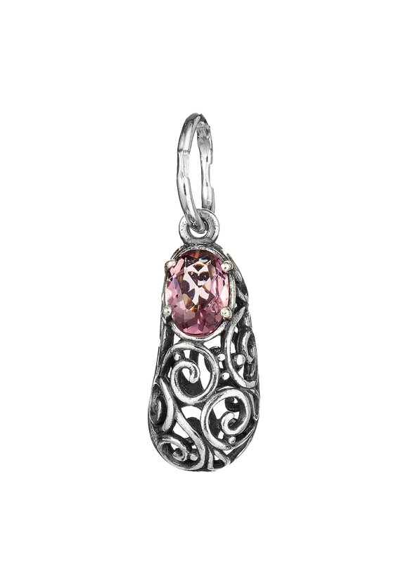 Подвеска серебряная Башмачки Святого шир.  580, рис. 1