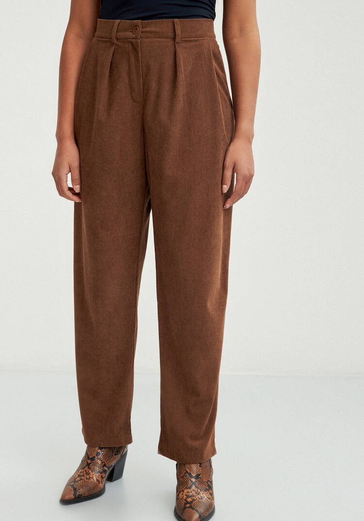 Брюки бананы с комфортным поясом шир.  750, рис. 10