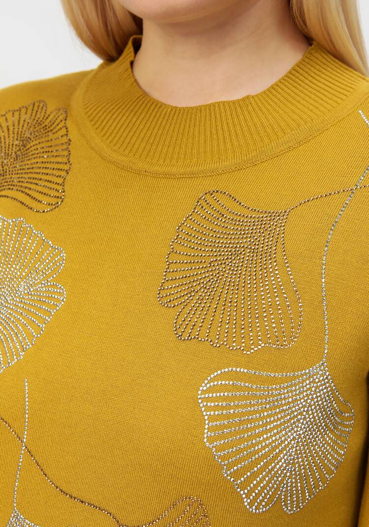 Джемпер Прекрасный цветок шир.  750, рис. 12