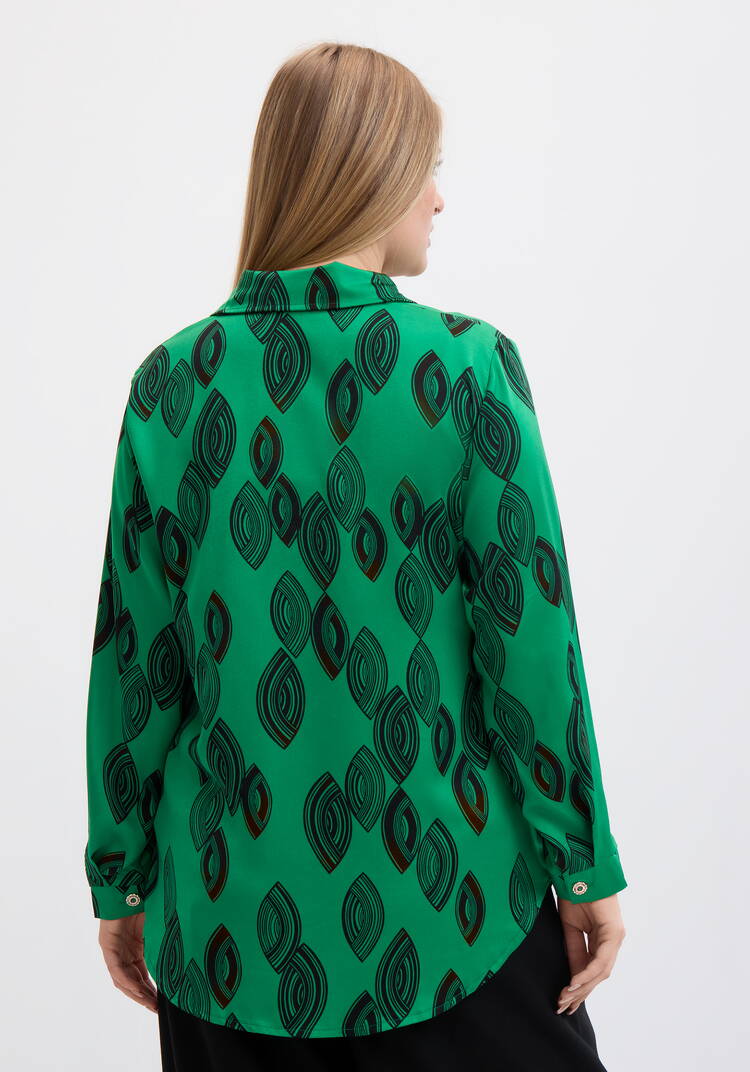 Блуза свободного кроя с застежкой шир.  750, рис. 8