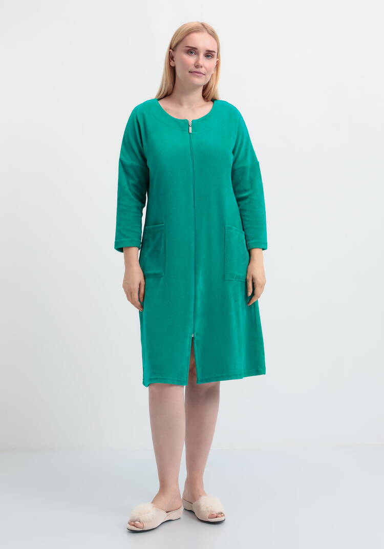 Халат домашний Мягкий велюр шир.  750, рис. 4