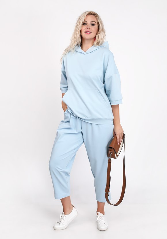 Брюки Спортивный стиль шир.  580, рис. 7