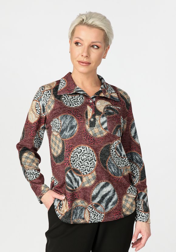 Блуза Первое впечатление шир.  580, рис. 19