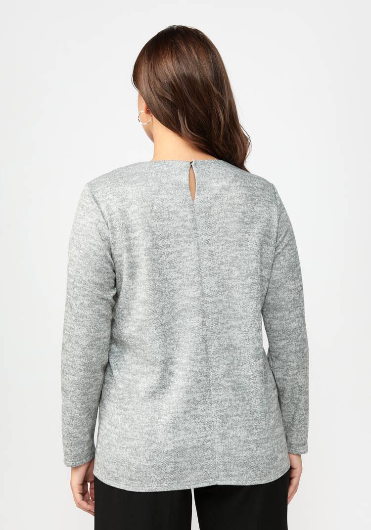 Блуза с ажурным воротником шир.  750, рис. 3