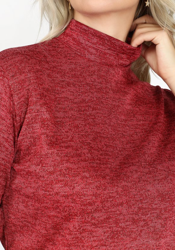 Водолазка с высоким горлом из мягкой ангоры шир.  580, рис. 4