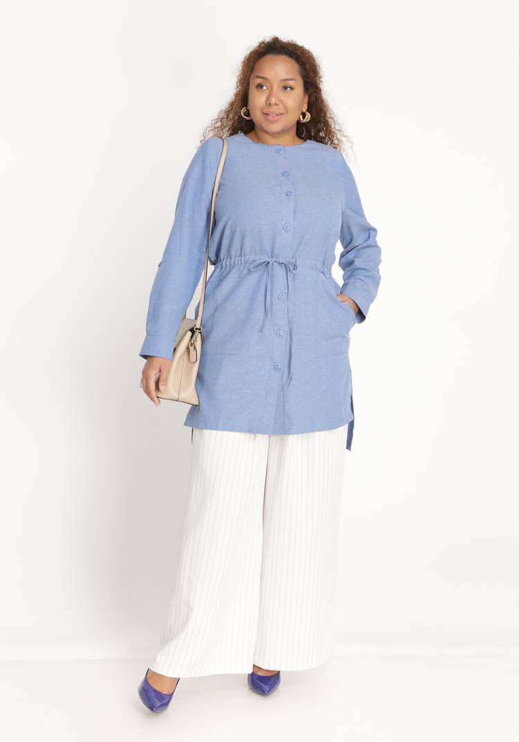 Туника удлиненная на кулиске шир.  750, рис. 16