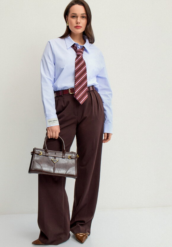 Рубашка хлопковая с шевроном на рукаве шир.  580, рис. 2