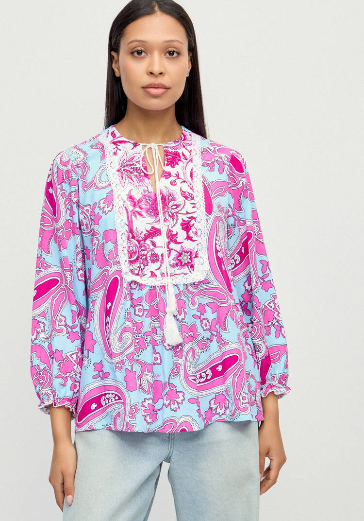 Блуза Весна внутри меня шир.  750, рис. 12