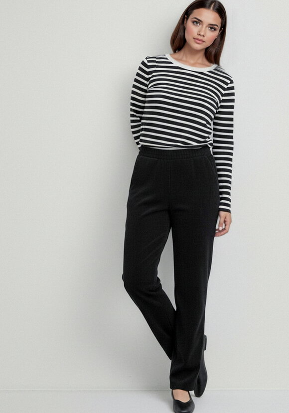 Брюки из микровельвета с начёсом шир.  580, рис. 31