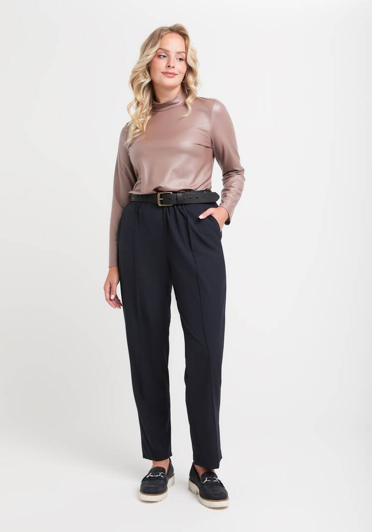 Водолазка из экокожи шир.  750, рис. 11