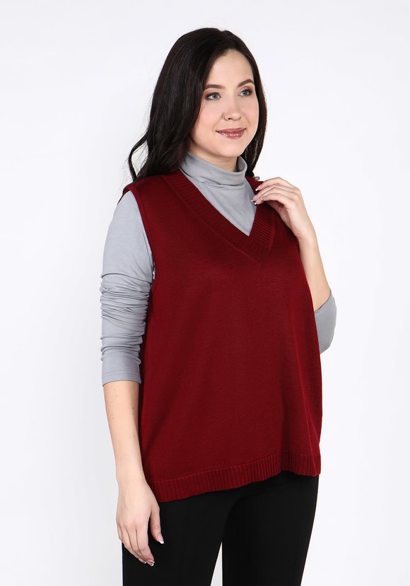 Жилет классический с V-образным вырезом шир.  580, рис. 10