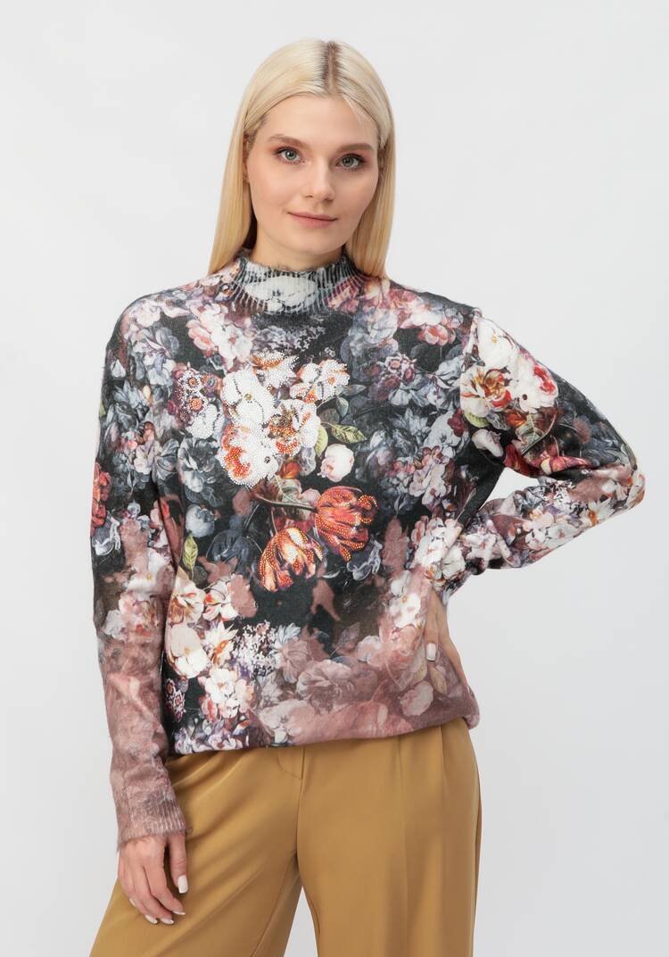 Водолазка Цветочная сказка шир.  750, рис. 7