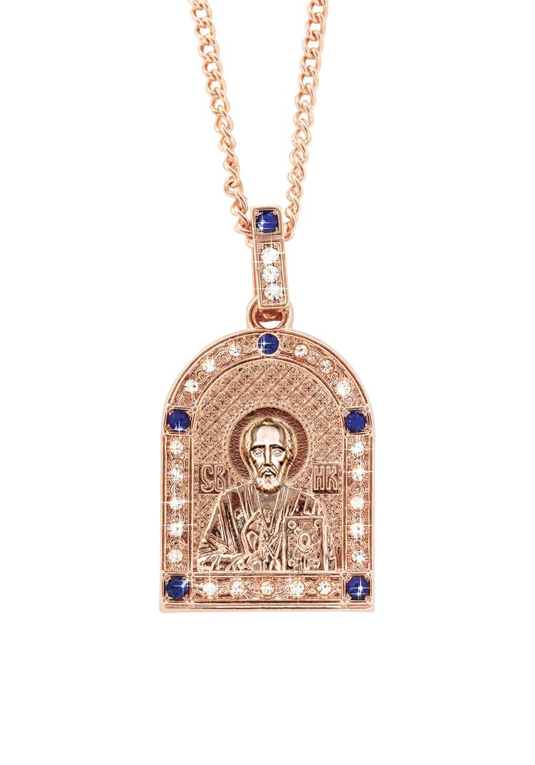 Нательная икона Николай чудотворец шир.  750, рис. 2