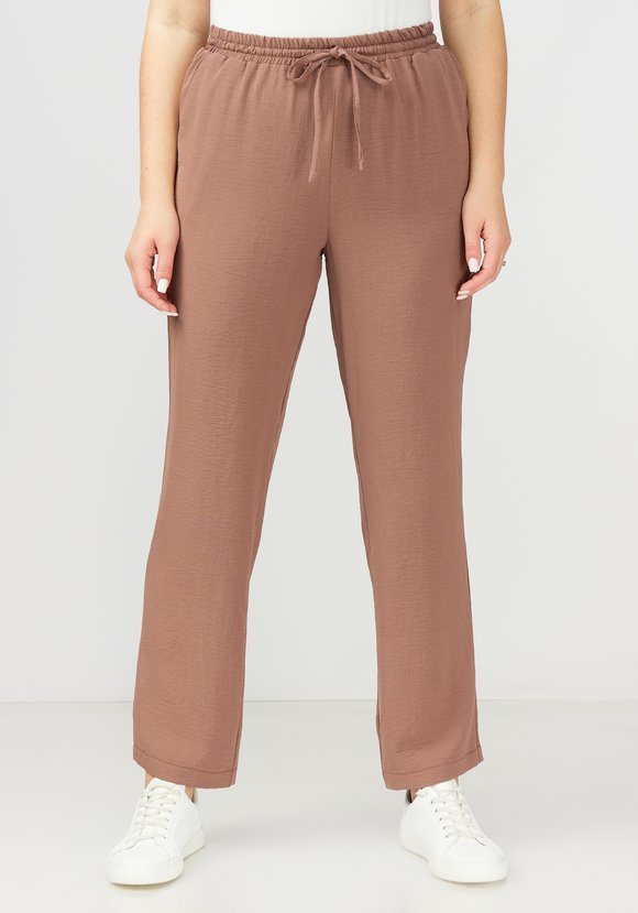 Брюки прямые от бедра с поясом на резинке шир.  580, рис. 4