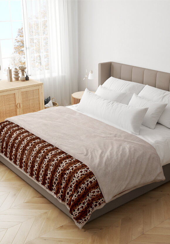 Покрывало-плед Роскошный мех шир.  580, рис. 1