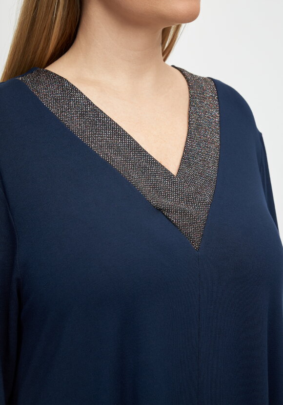 Туника свободного силуэта с втачным рукавом шир.  580, рис. 5