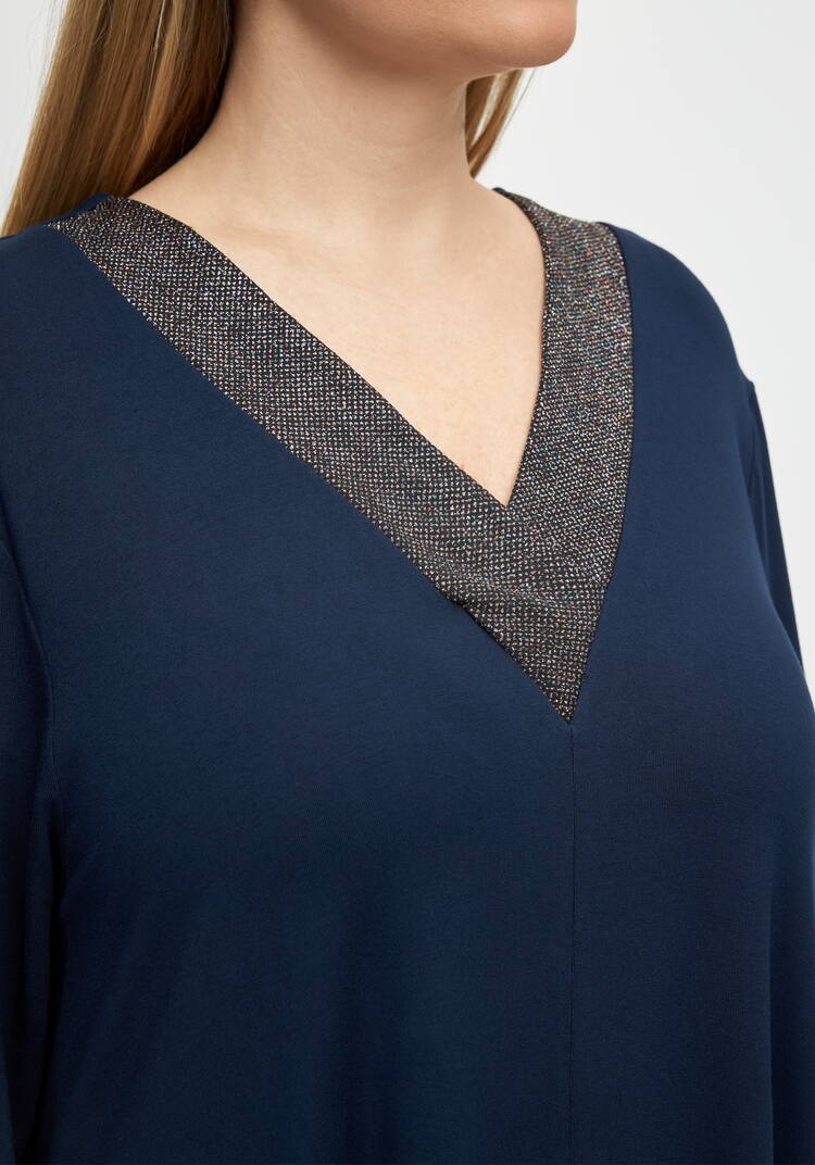 Туника свободного силуэта с втачным рукавом шир.  750, рис. 5