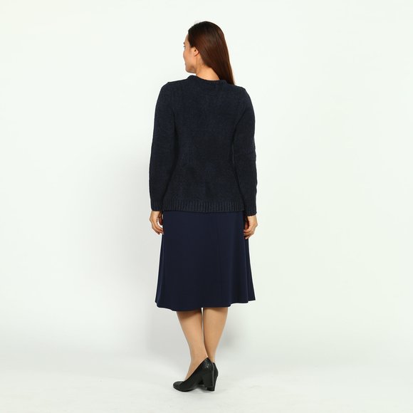 Юбка-трапеция на резинке шир.  580, рис. 12