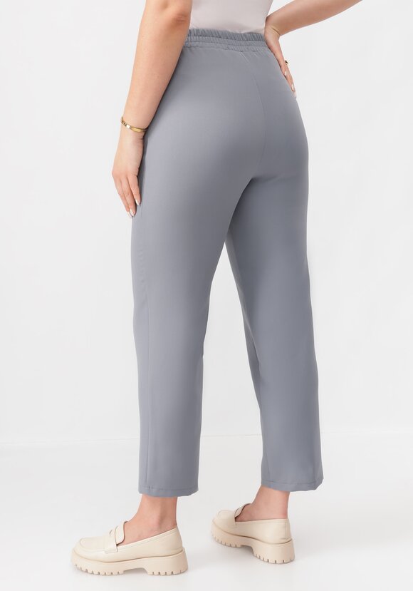 Брюки прямые с отсрочкой-стрелка шир.  580, рис. 26