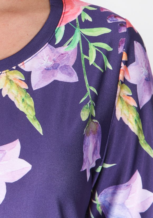 Блуза Цветочная серенада шир.  580, рис. 16