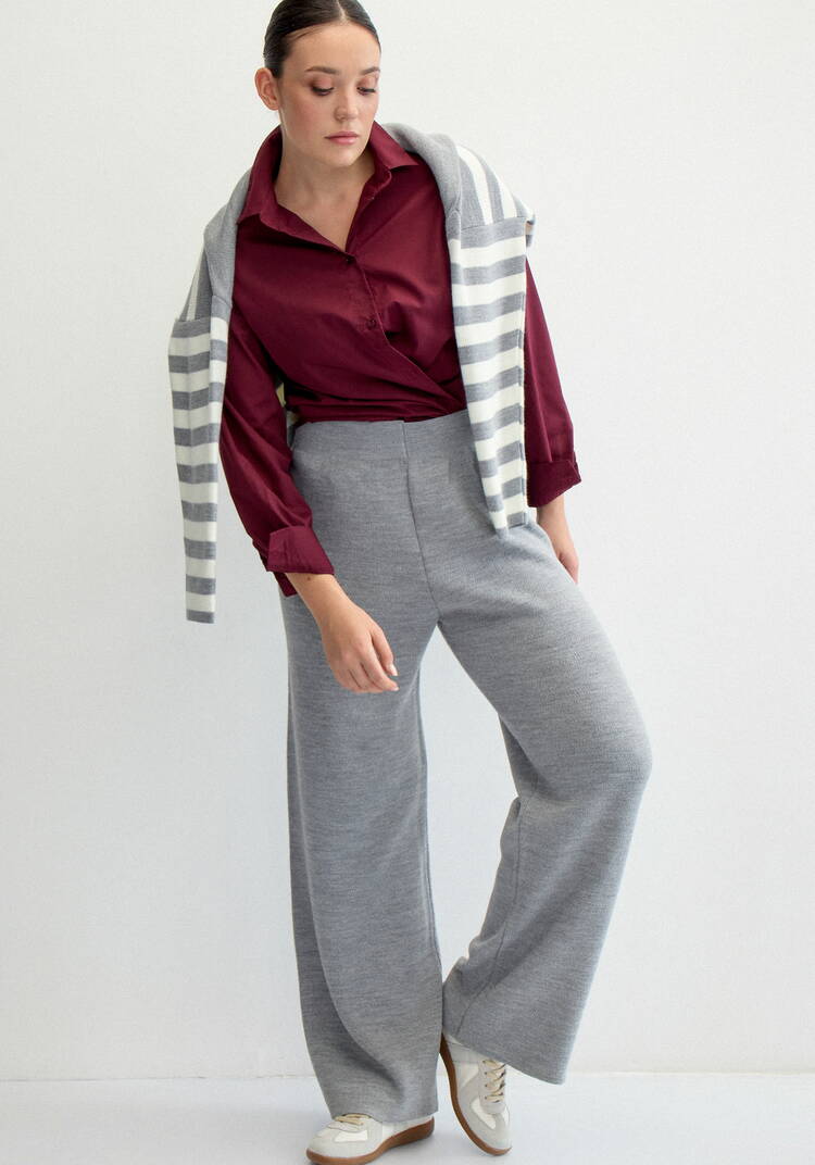 Брюки свободного кроя палаццо шир.  750, рис. 19