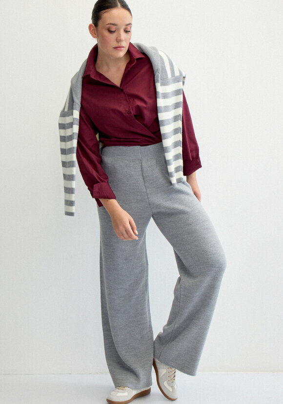 Брюки свободного кроя палаццо шир.  580, рис. 19