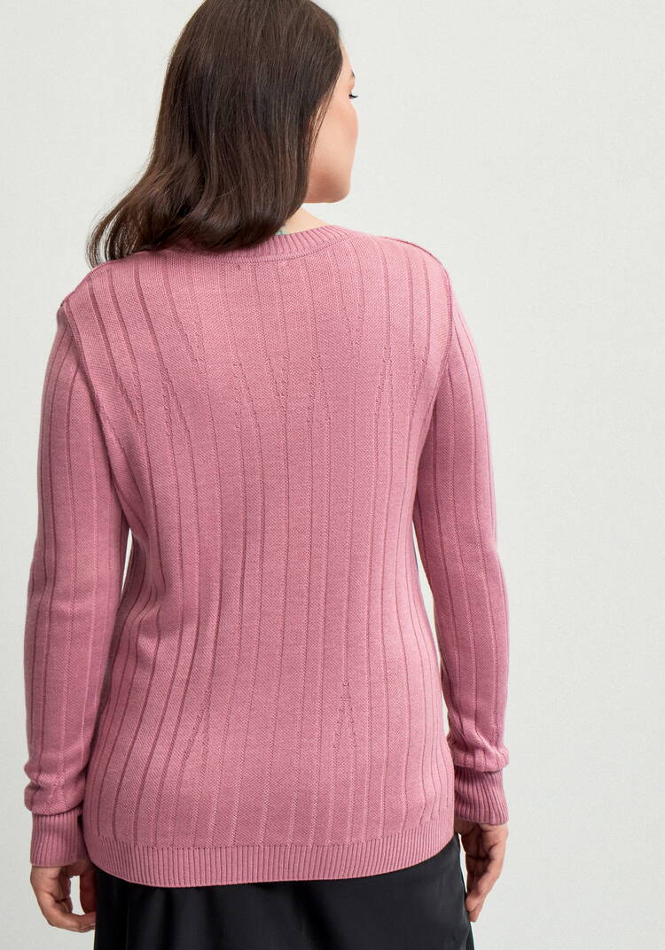 Джемпер с вертикальными полосами шир.  750, рис. 3