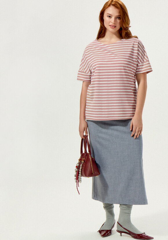 Футболка в горизонтальную полоску шир.  580, рис. 7