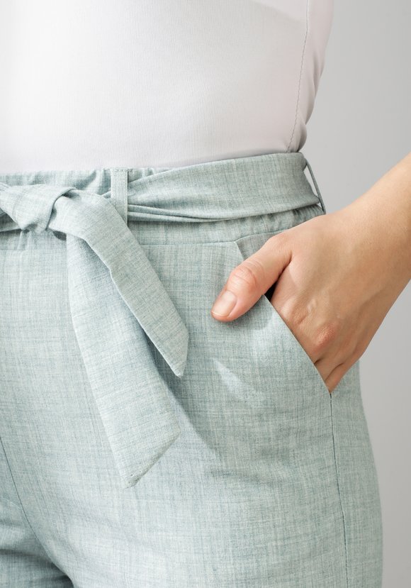 Брюки классические на широкой резинке шир.  580, рис. 25