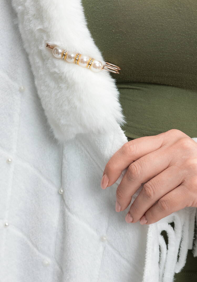 Накидка-палантин с жемчугом и булавкой шир.  750, рис. 19