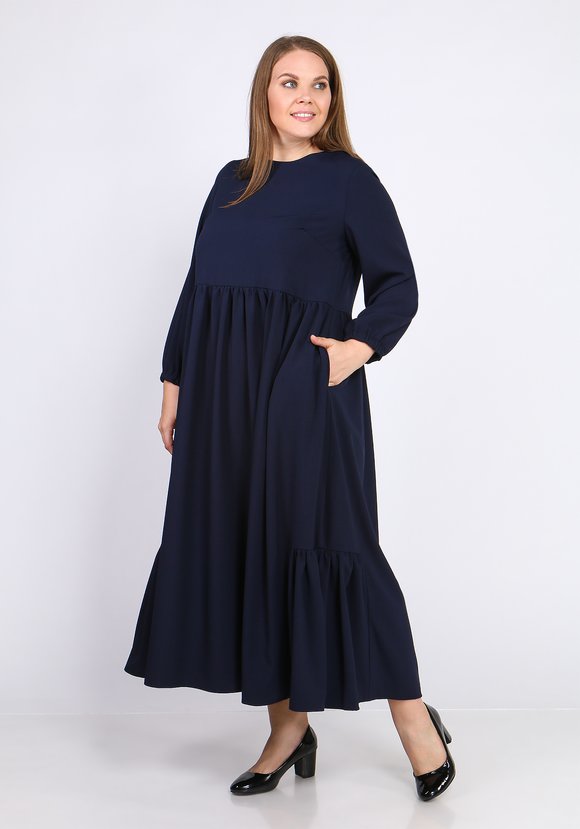 Платье-макси в стиле Бохо шир.  580, рис. 2