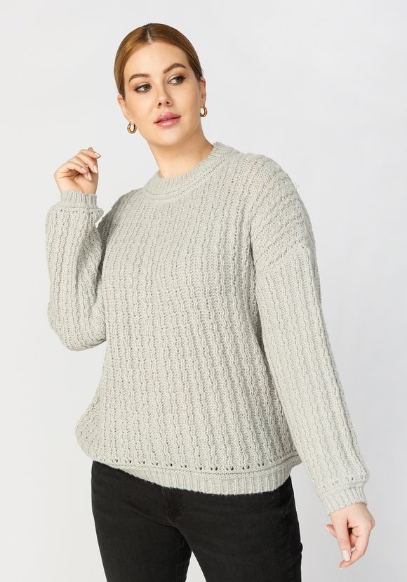 Джемпер женский Теплый вечер шир.  580, рис. 5