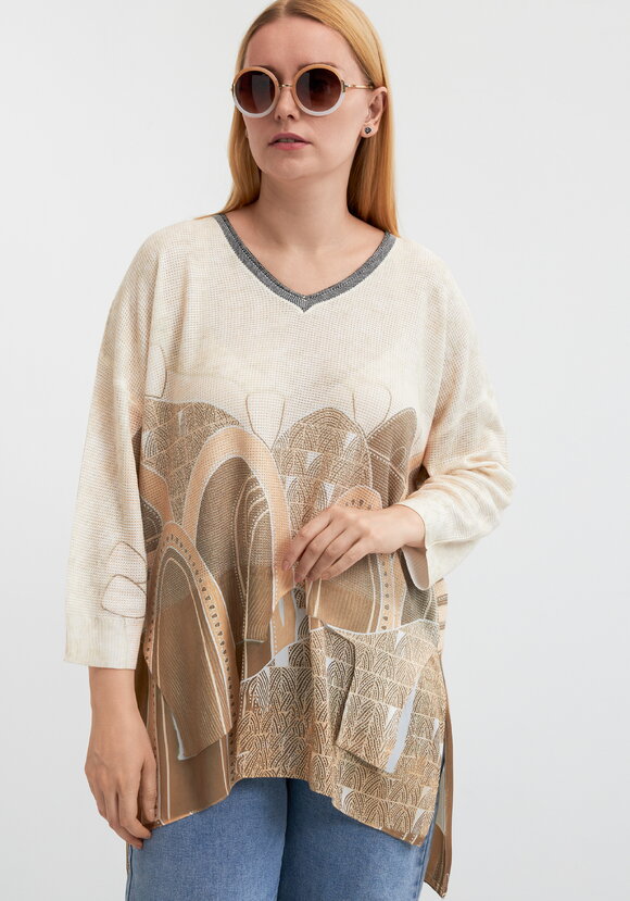 Блуза Краски жизни шир.  580, рис. 1