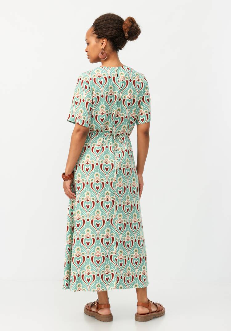 Платье с имитацией юбки шир.  750, рис. 3