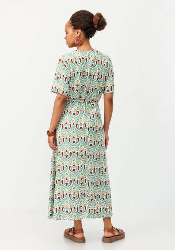 Платье с имитацией юбки шир.  580, рис. 3