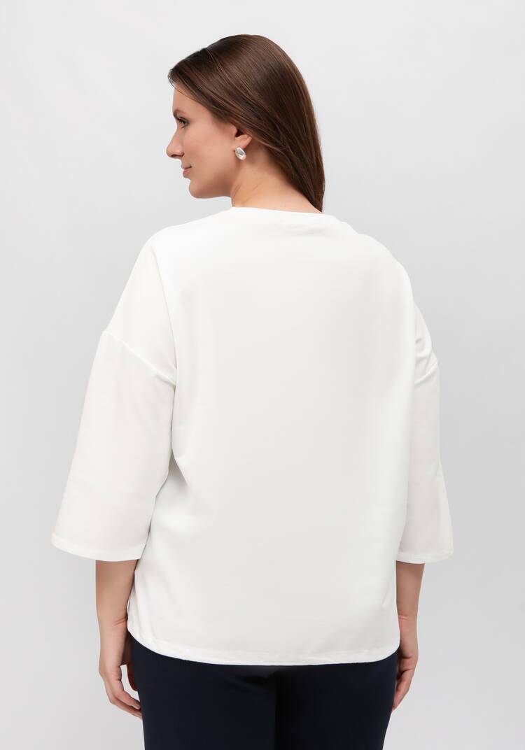 Блуза с принтом на кулиске шир.  750, рис. 21