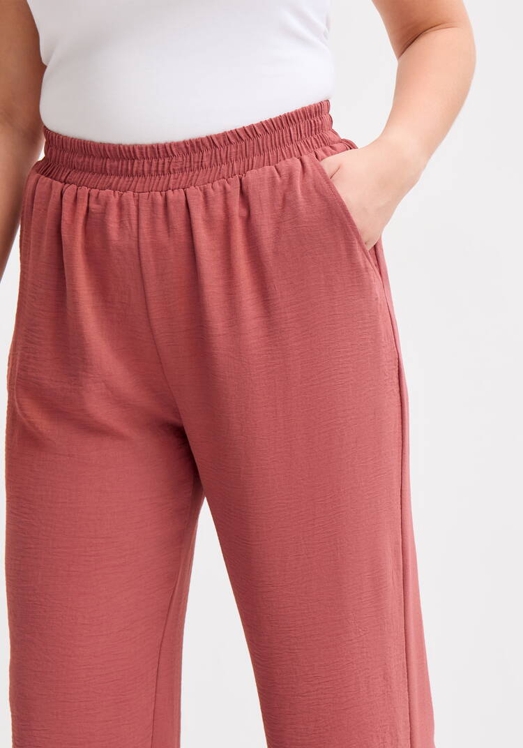 Брюки широкие на резинке по талии шир.  750, рис. 14