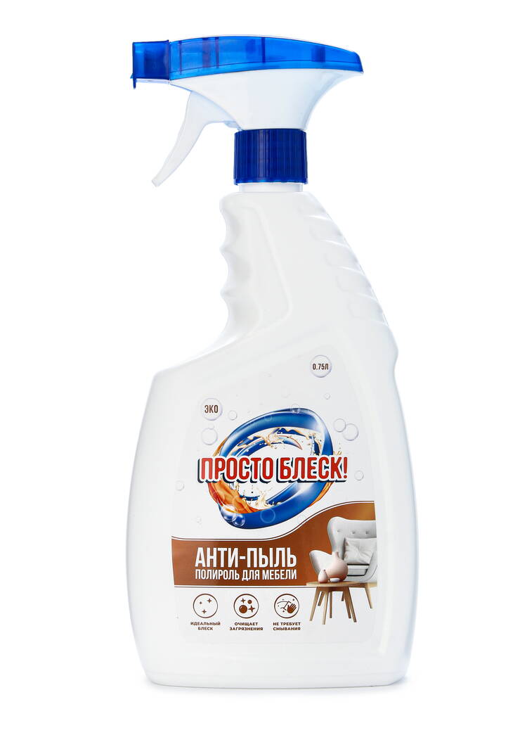 Спрей Антипыль/полироль для мебели шир.  750, рис. 1