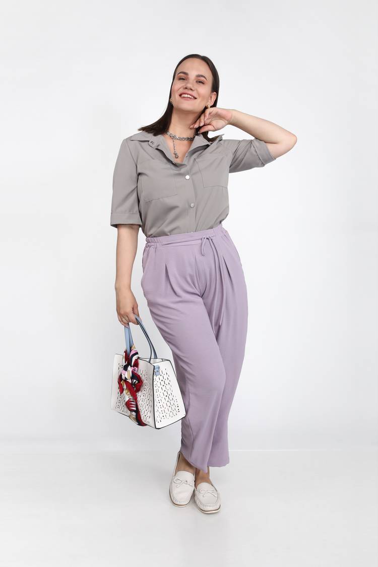 Брюки свободного кроя на эластичной ленте шир.  750, рис. 19