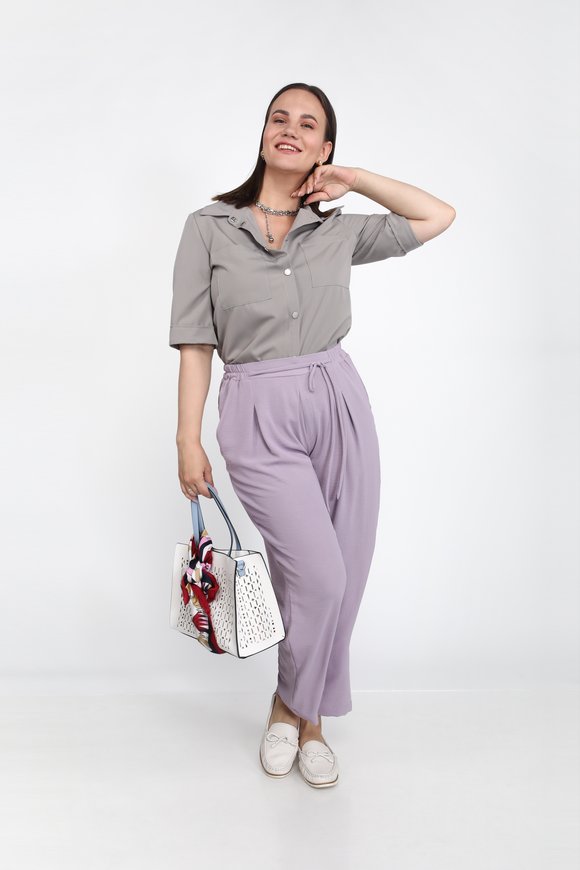 Брюки свободного кроя на эластичной ленте шир.  580, рис. 19