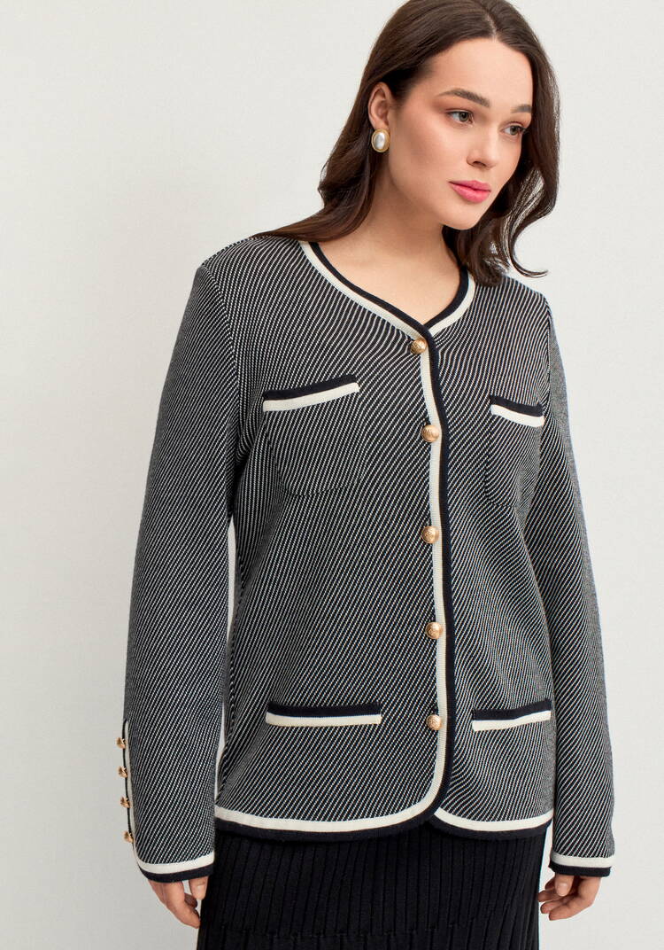 Пиджак с карманами Миранда шир.  750, рис. 4