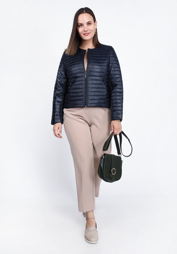 Куртка с карманами и горизонтальной стежкой шир.  580, рис. 23