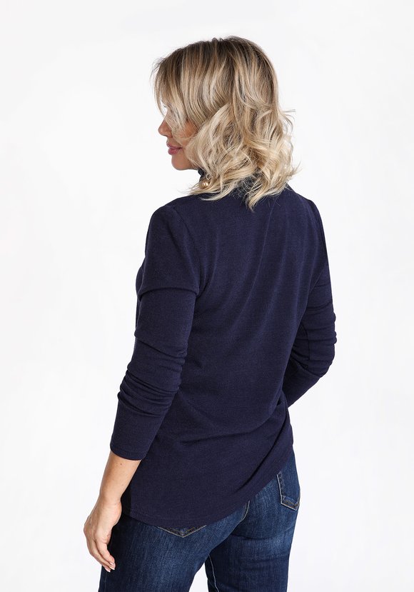 Водолазка классическая с высоким воротом шир.  580, рис. 6