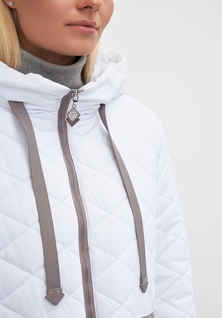 Куртка с контрастной молнией Вероника шир.  750, рис. 12