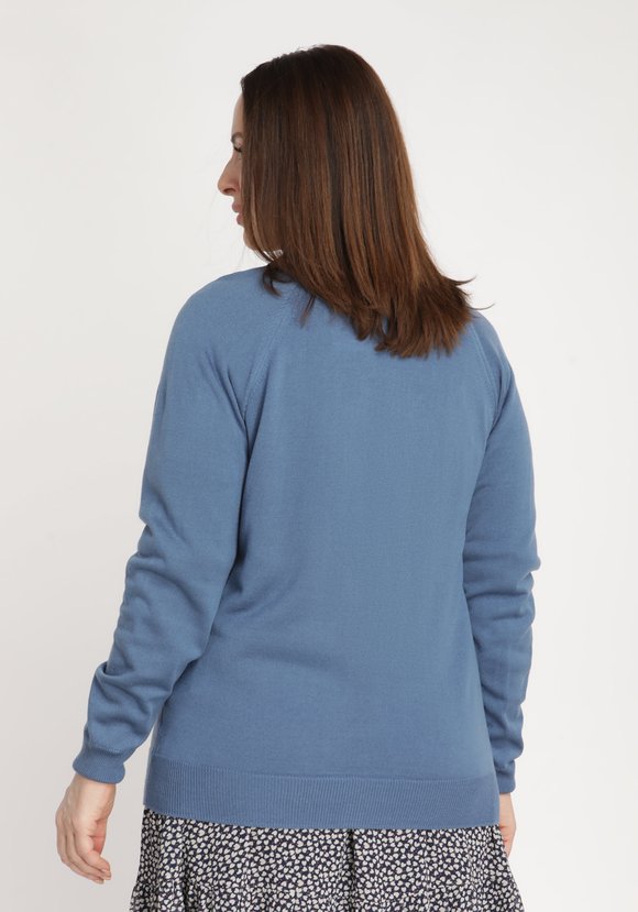 Кардиган с V-образным вырезом шир.  580, рис. 27