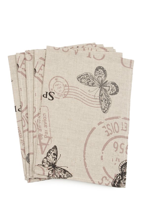 Комплект полотенец Воздушная почта, 5 шт шир.  580, рис. 1